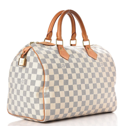 Louis Vuitton Damier Azur Speedy 30 3 of 18