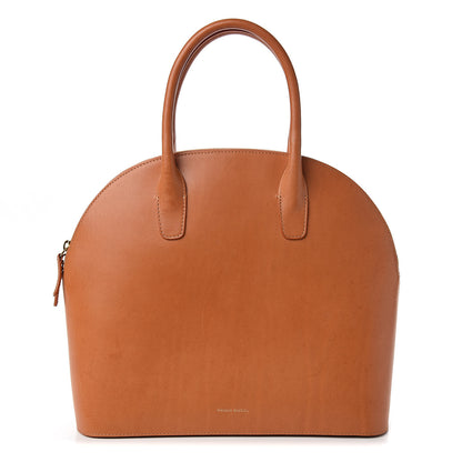 Mansur Gavriel Calfskin Top Handle Rounded Bag Camello Rosa 1 of 12