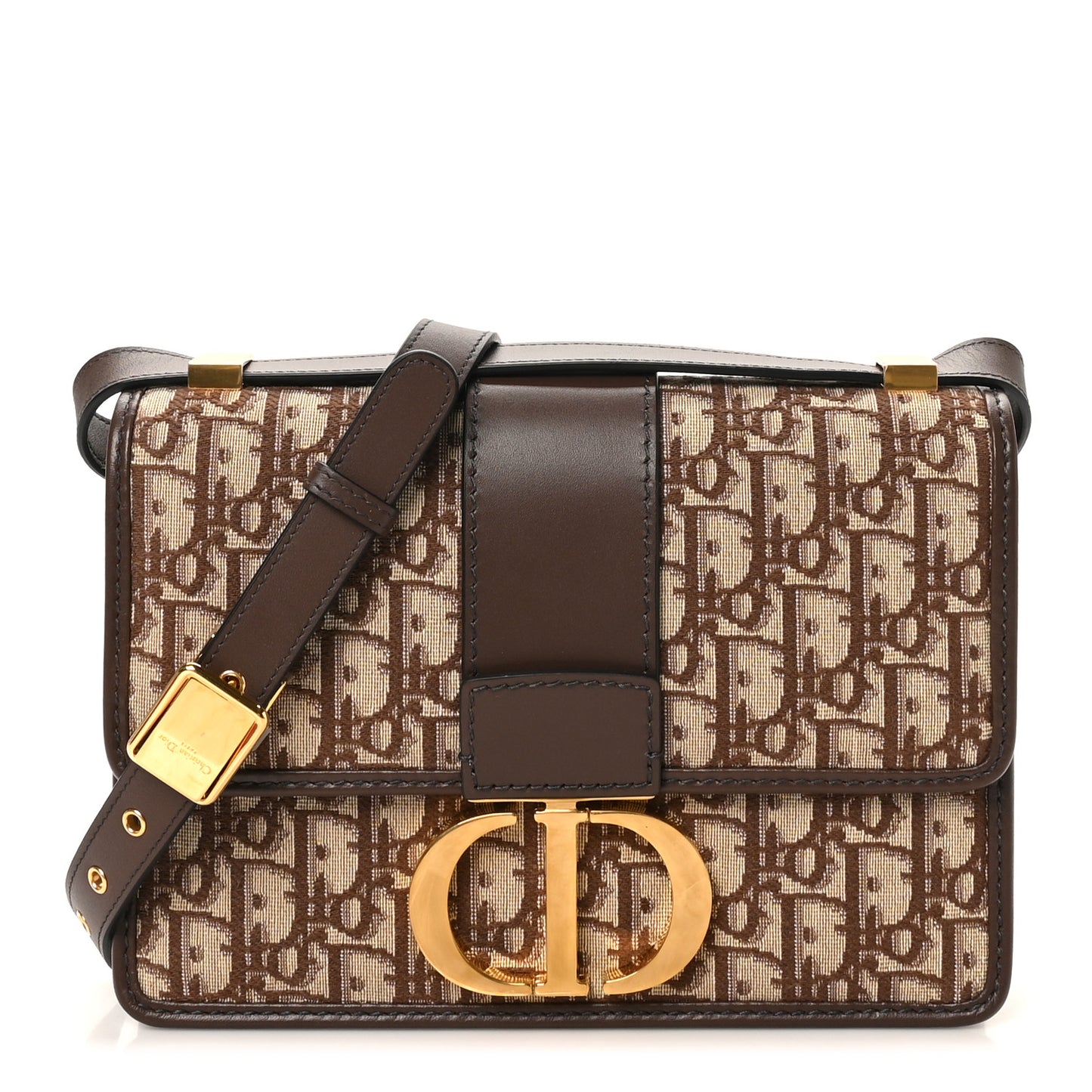 Oblique 30 Montaigne Flap Bag Brown
