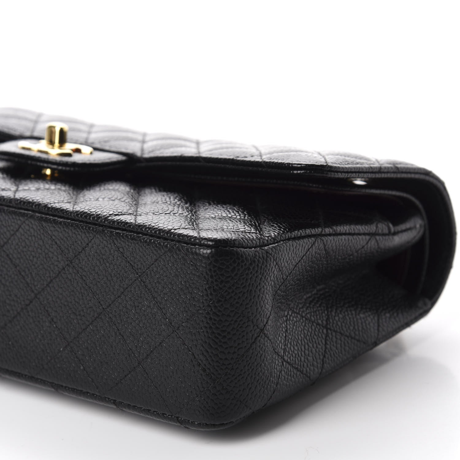 Chanel Caviar Quilted Medium Double Flap Black 7 of 11