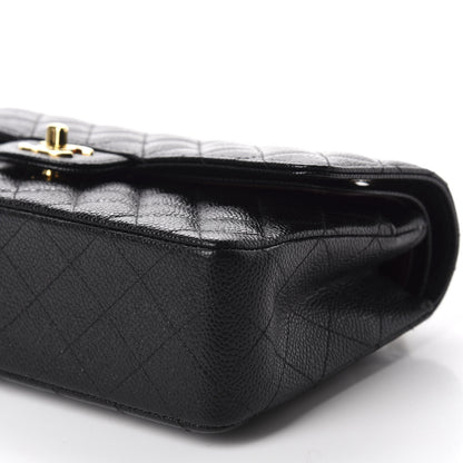 Chanel Caviar Quilted Medium Double Flap Black 7 of 11