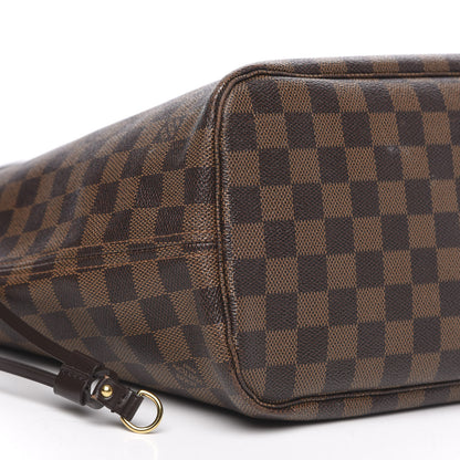 Louis Vuitton Damier Ebene Neo Neverfull MM Rose Ballerine 9 of 22