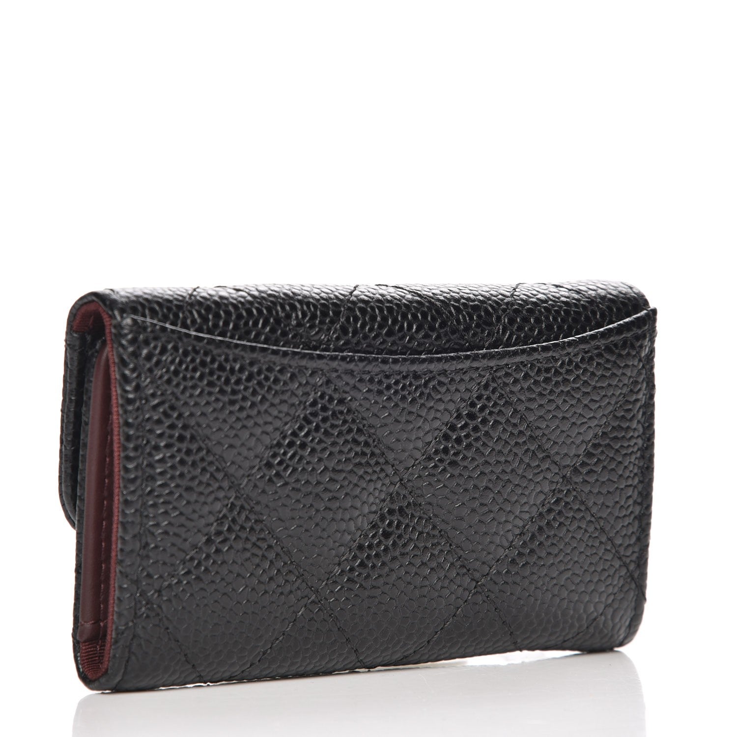 Chanel Caviar Quilted 6 Key Holder Black 3 of 8