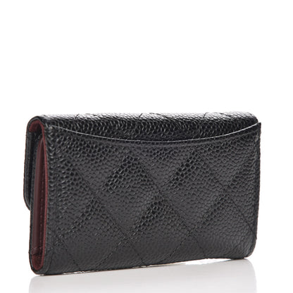 Chanel Caviar Quilted 6 Key Holder Black 3 of 8