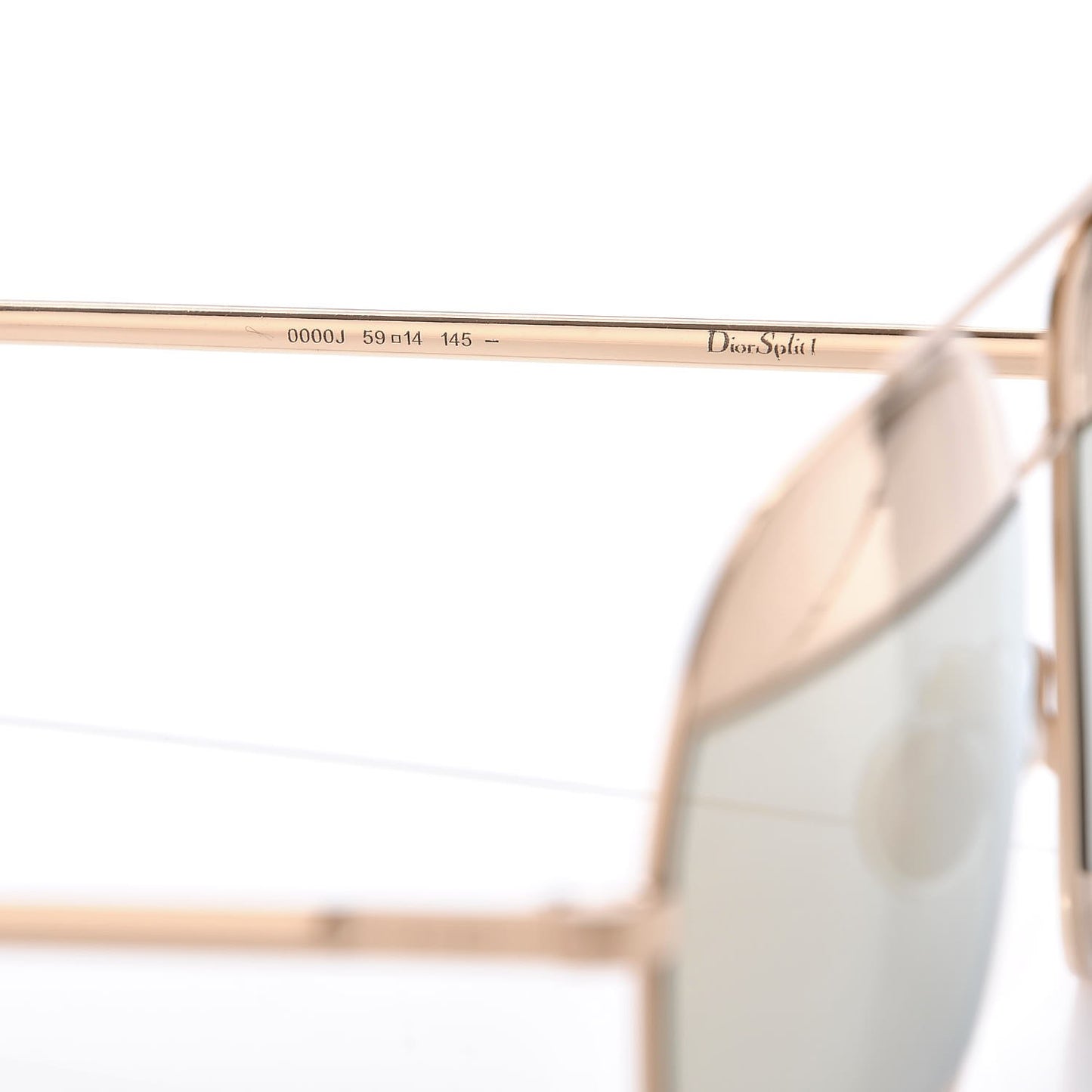 Split 1 Aviator Sunglasses Gold
