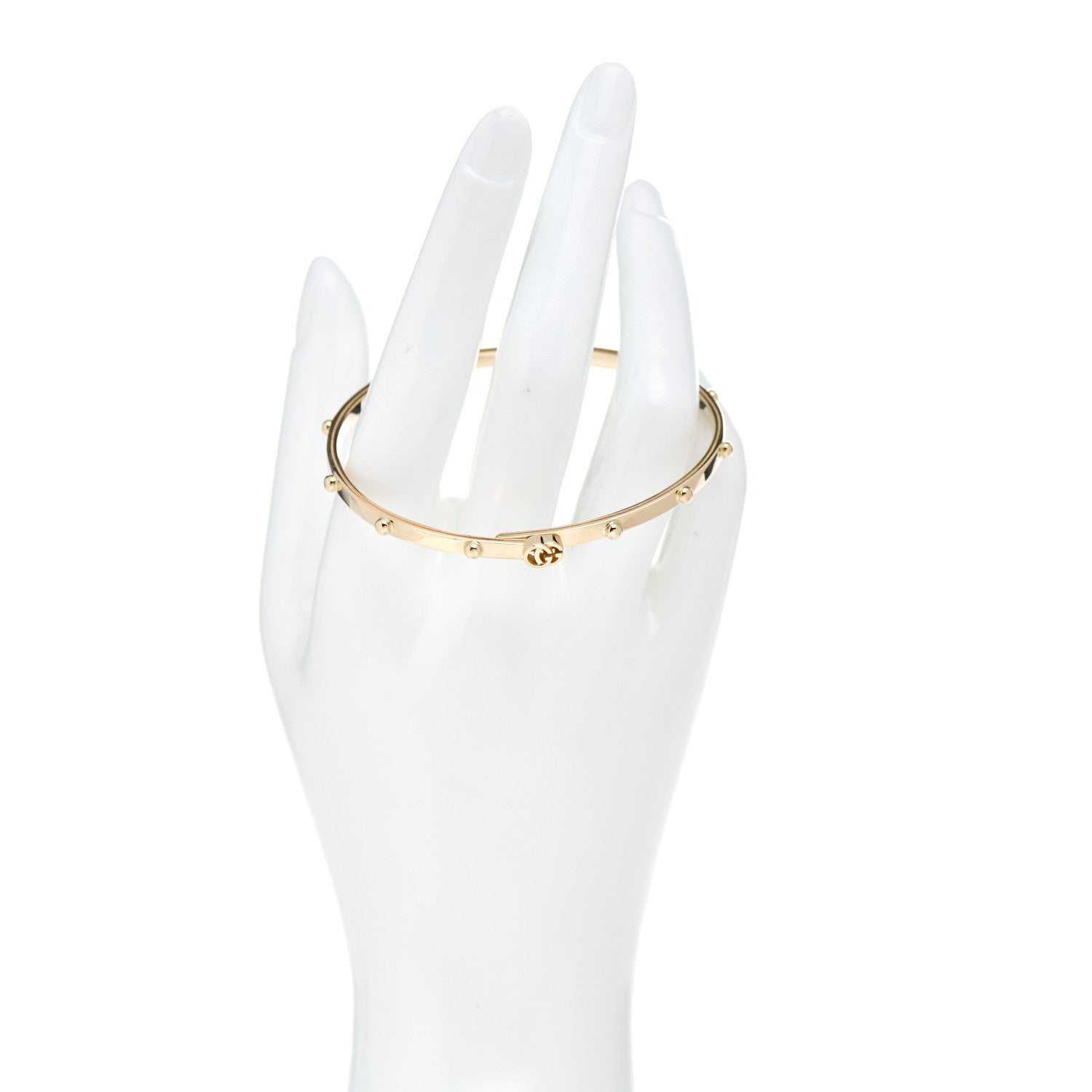 Gucci 18K Yellow Gold XS Running Bracelet 2 of 5