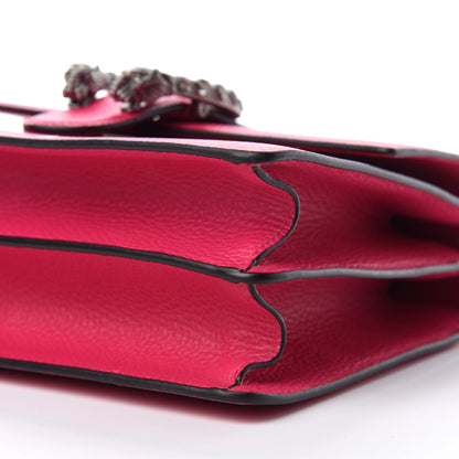 Gucci Dollar Calfskin Crystal Web Medium Dionysus Bamboo Top Handle Bag Box Pink Black Diamond 7 of 10
