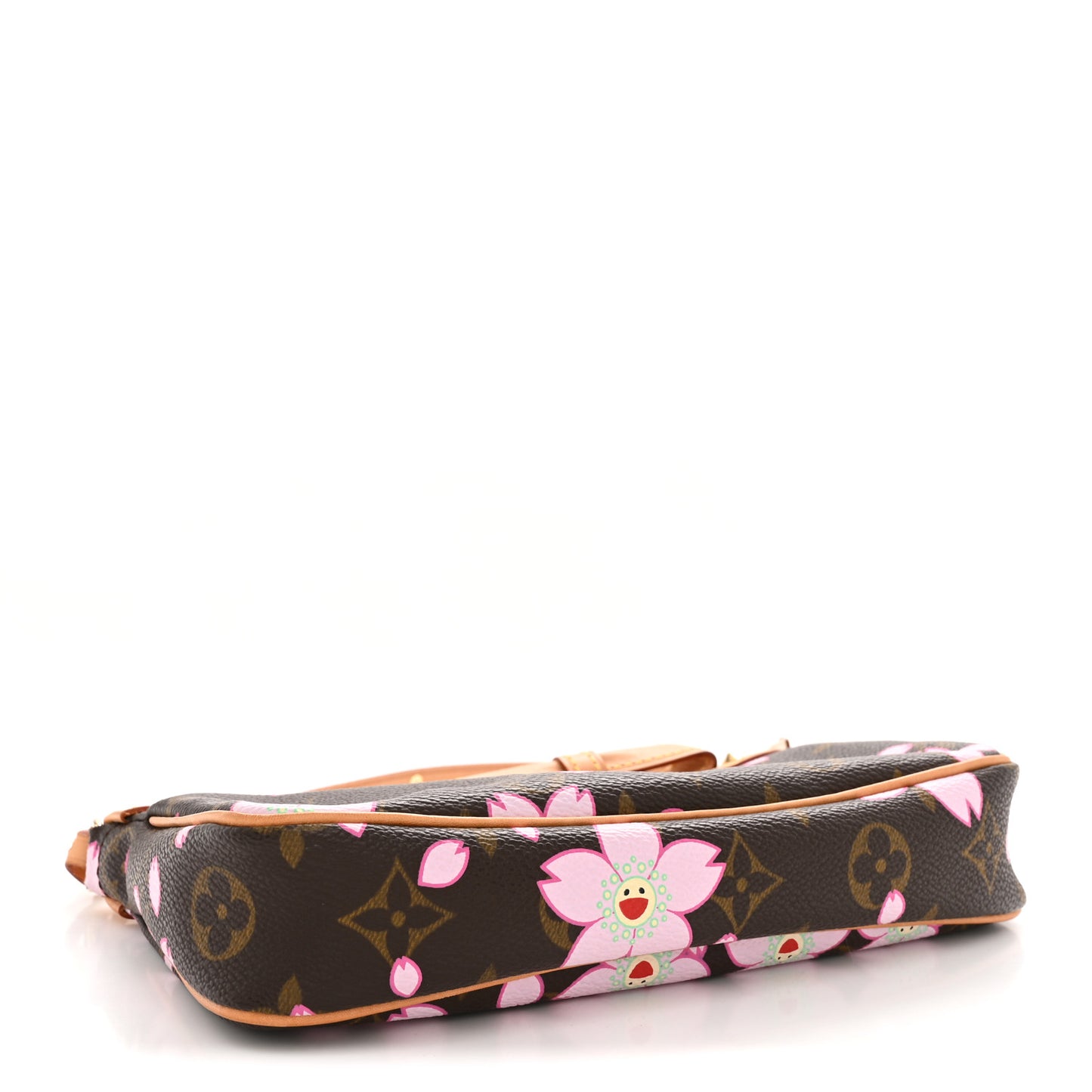 Monogram Cherry Blossom Pochette Accessories Brown