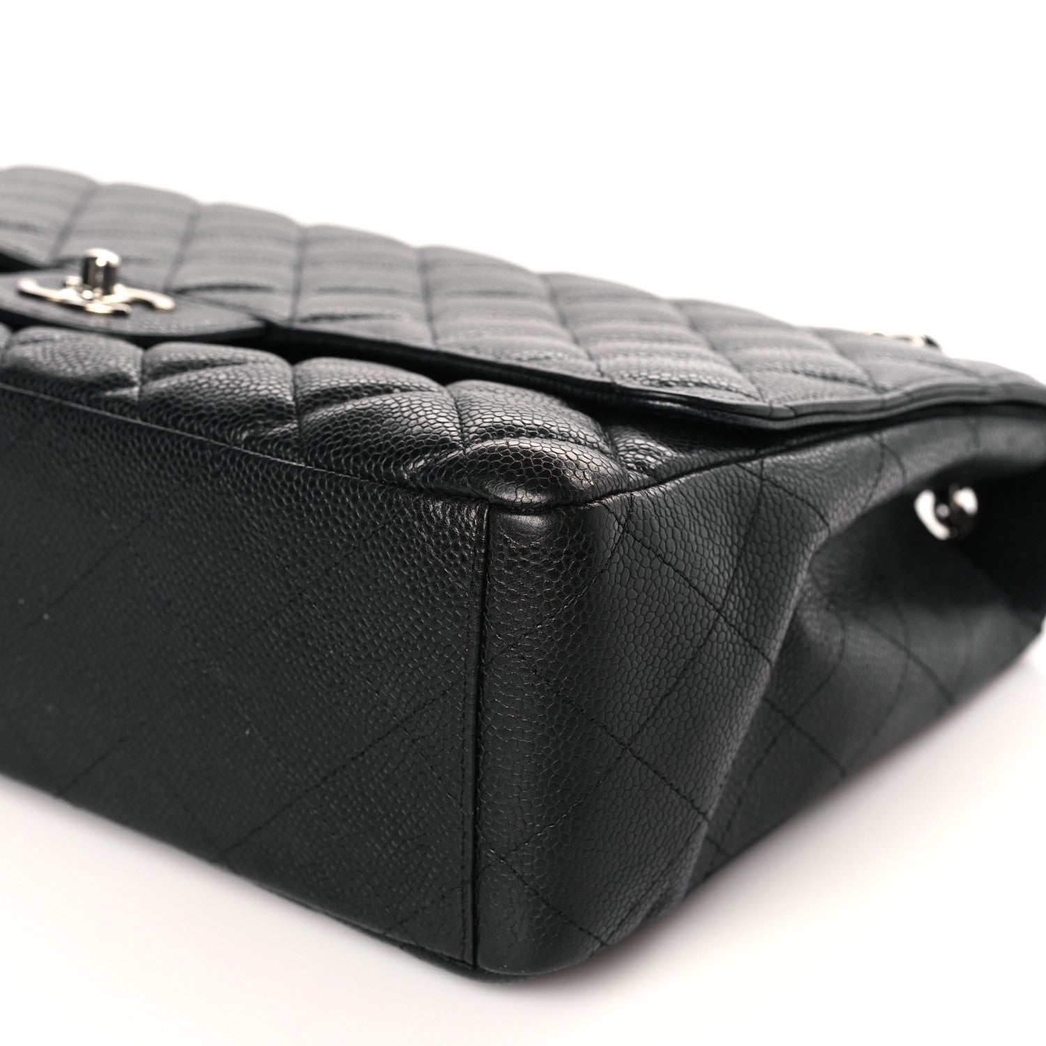 Chanel Caviar Quilted Maxi Single Flap Black 9 of 9