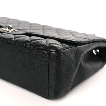 Chanel Caviar Quilted Maxi Single Flap Black 9 of 9