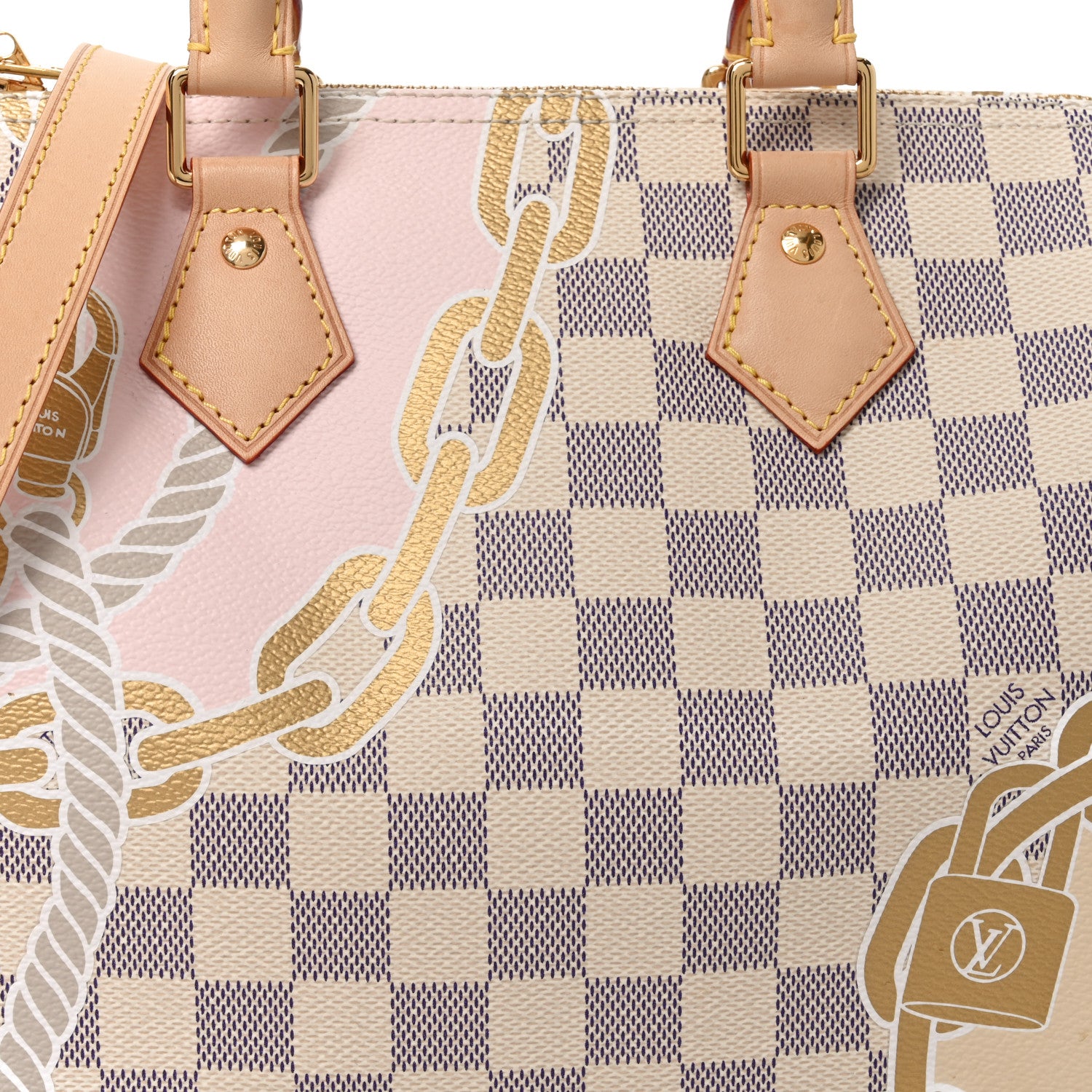 Louis Vuitton Damier Azur Nautical Speedy Bandouliere 25 7 of 9