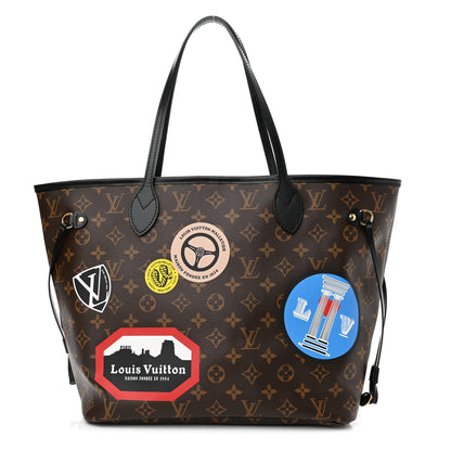 Louis Vuitton Monogram World Tour Neverfull MM 3 of 12