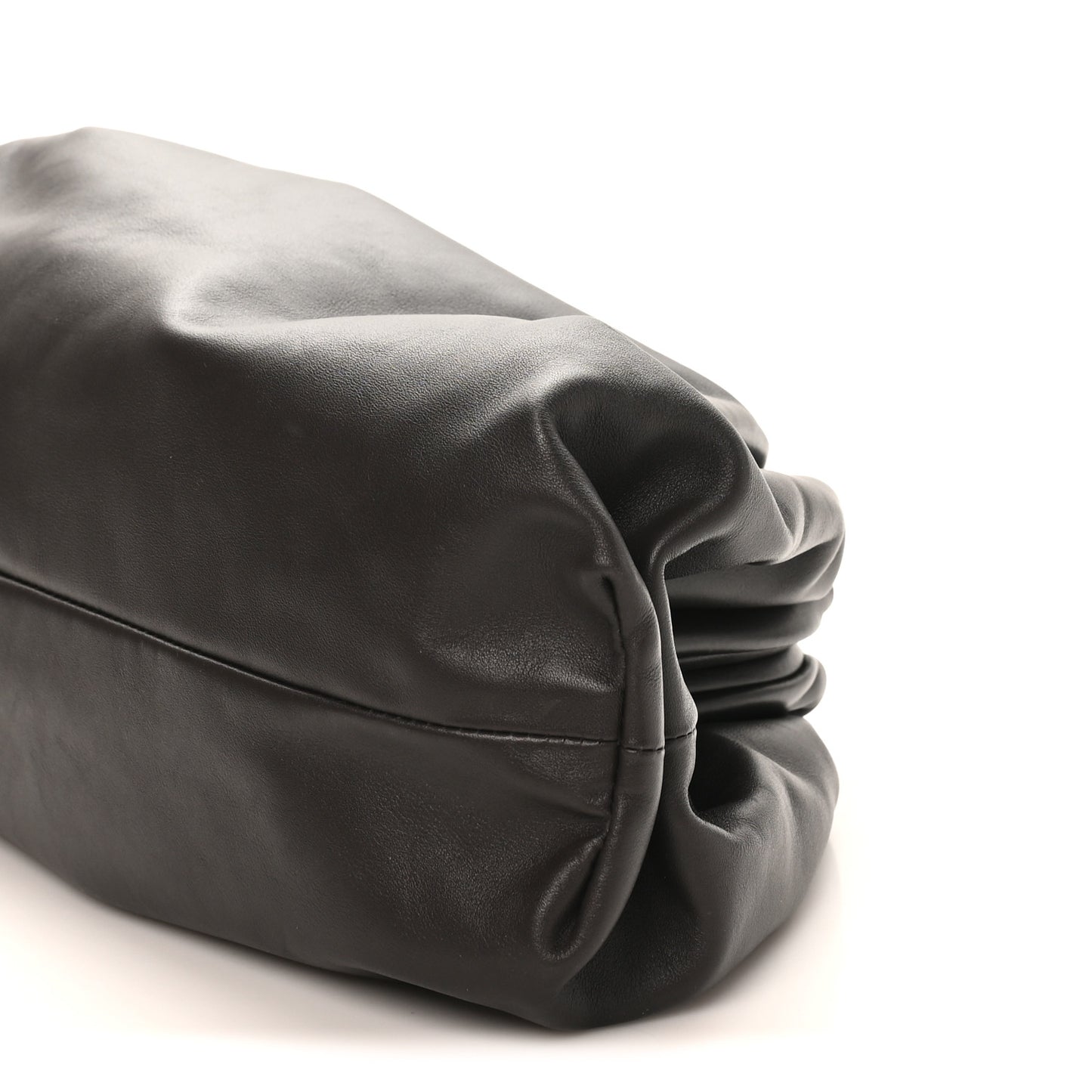 Smooth Butter Calf The Pouch Oversized Clutch Fondant