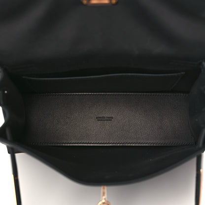 Hermes Evercolor Kelly Danse II Belt Bag Black 5 of 11