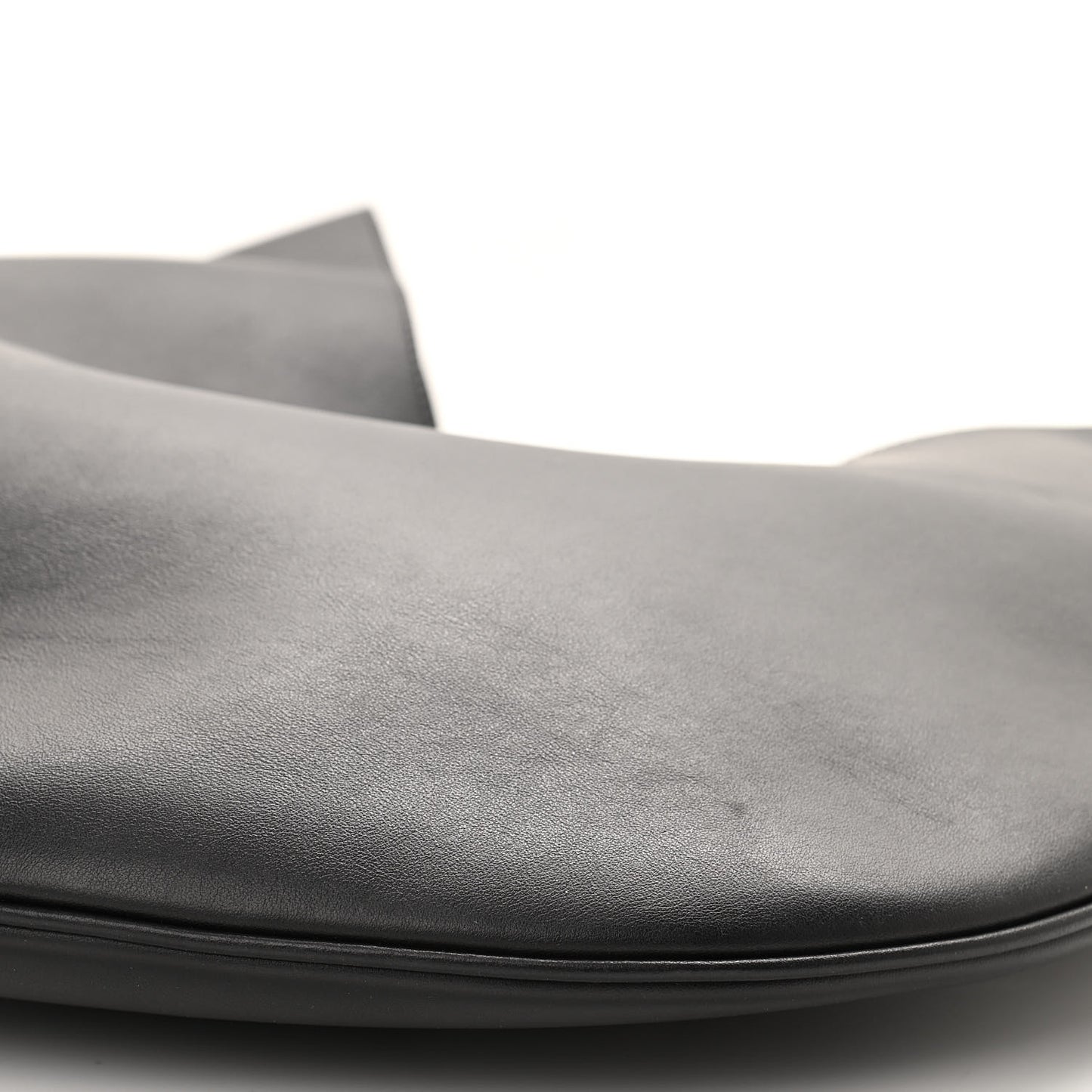 Calfskin Infinity Hobo Bag Black