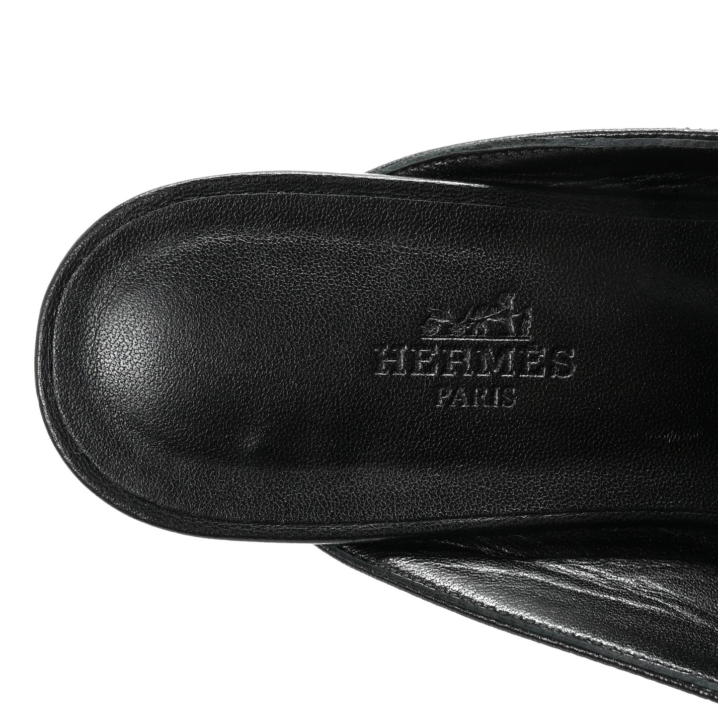 Goatskin Groupie Mules 39 Black