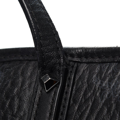 MCM Visetos Medium Anya Zip Top Shopper Tote Black 15 of 16