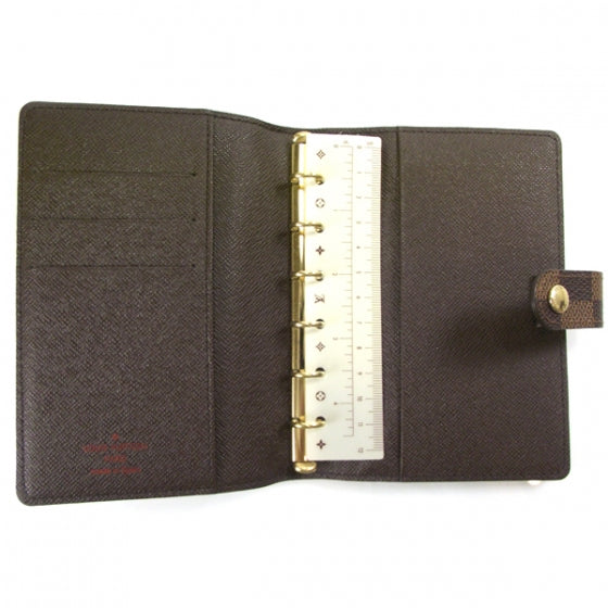 Damier Ebene Small Ring Agenda