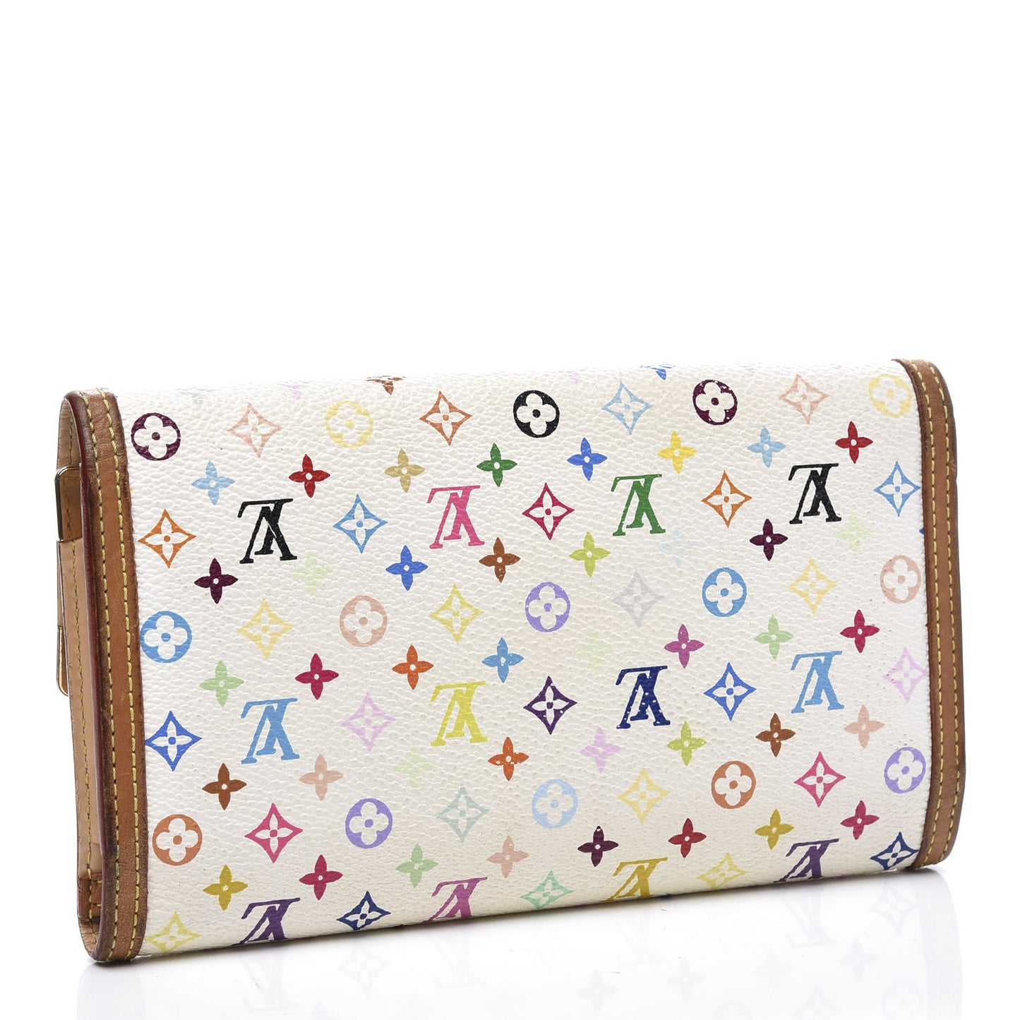 Monogram Multicolor Porte Tresor International Wallet White