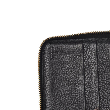 Gucci Pebbled Calfskin Soho Zip Around Wallet Black 6 of 13