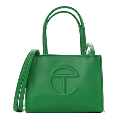 Telfar Vegan Leather Small Shopping Bag Greenscreen 1 of 10
