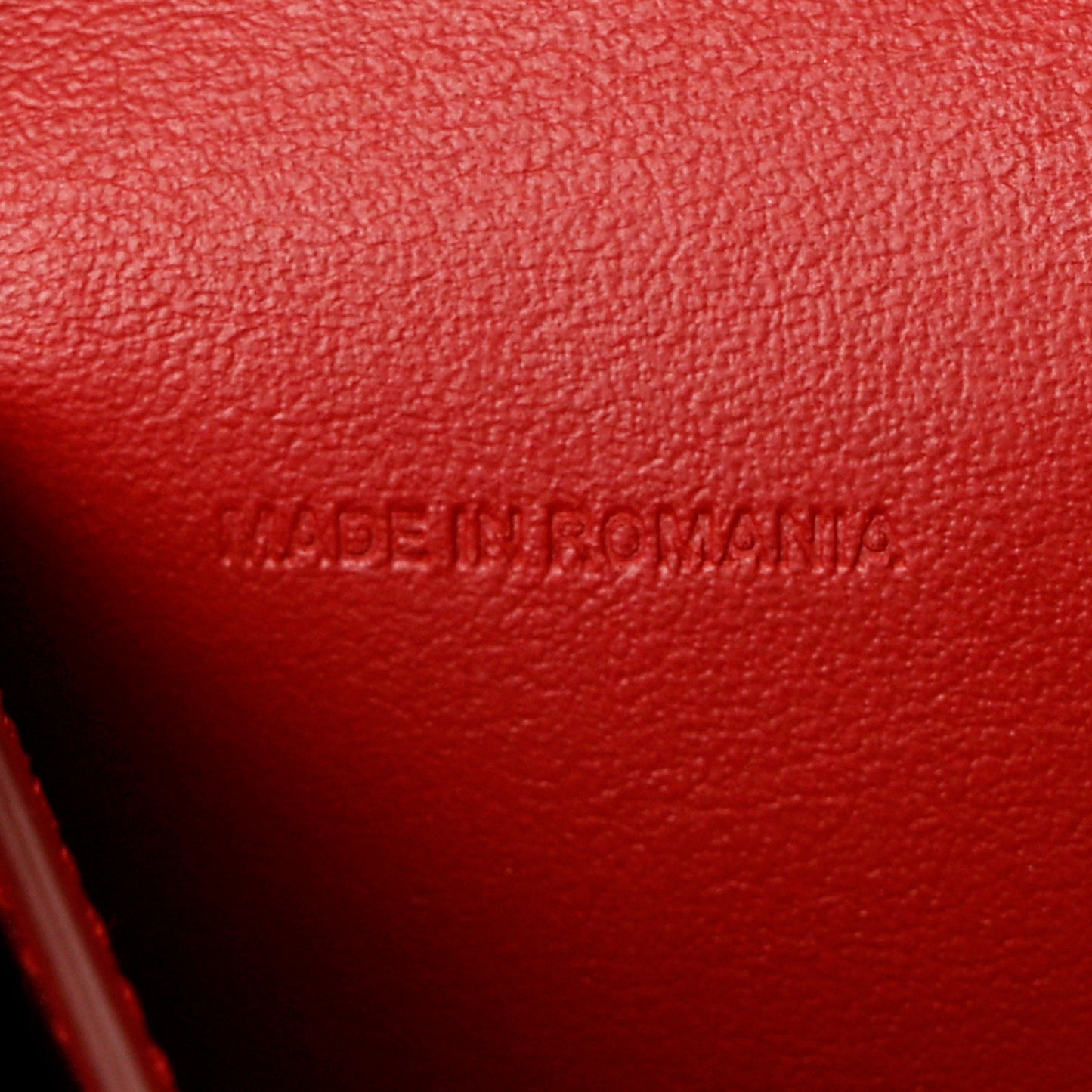 Marais Calfskin Rowe Continental Wallet Dark Carmine