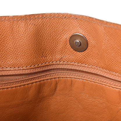 Chanel Grained Calfskin Logo Tote Brown 9 of 33