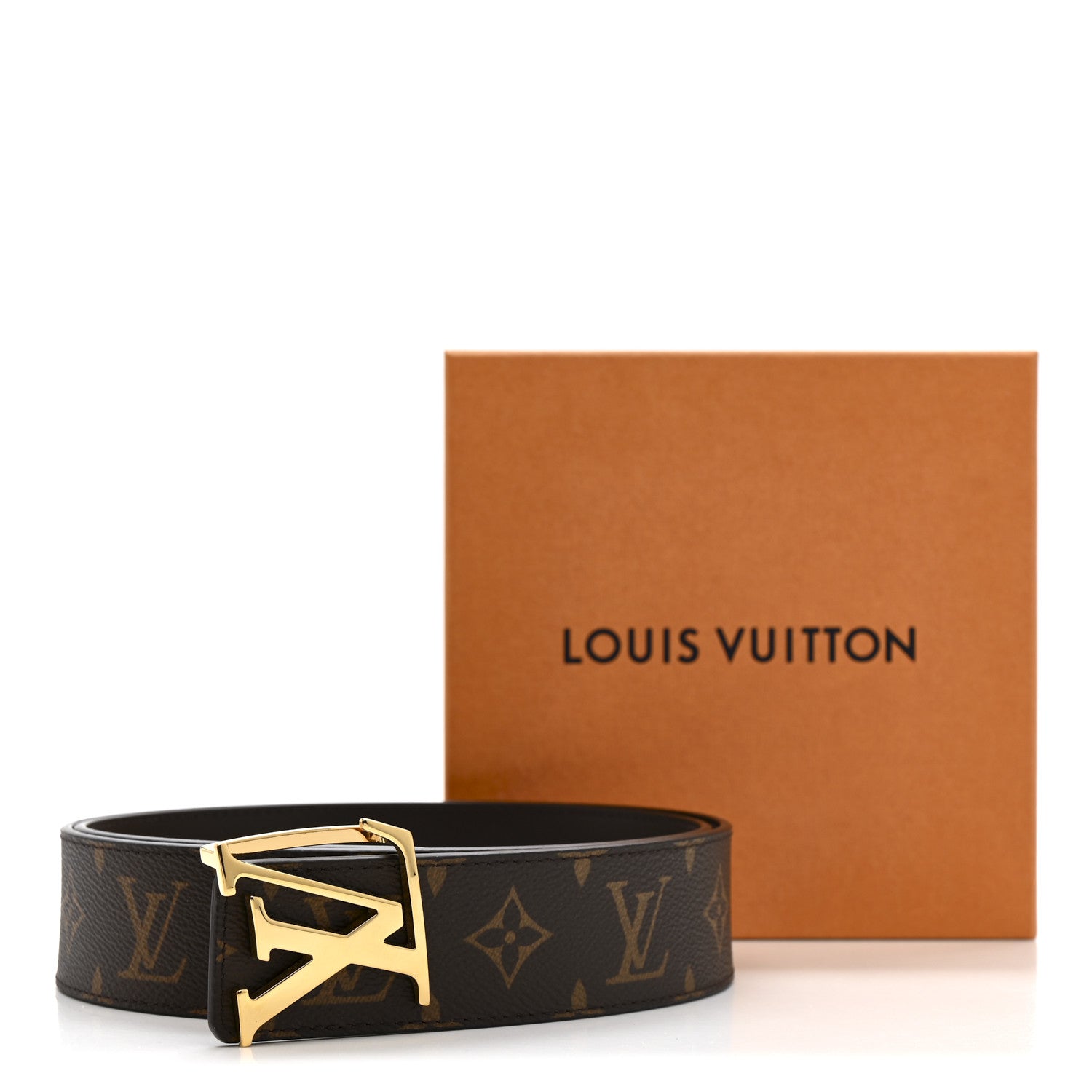 Louis Vuitton Monogram Calfskin 40mm LV Initiales Reversible Belt 90 36 Black 6 of 6