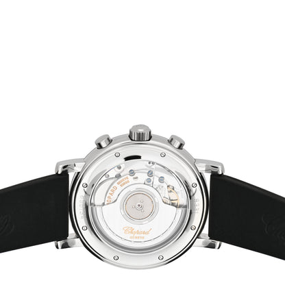 Chopard Stainless Steel Rubber 39mm Mille Miglia Chronograph Automatic Watch Silver 4 of 4