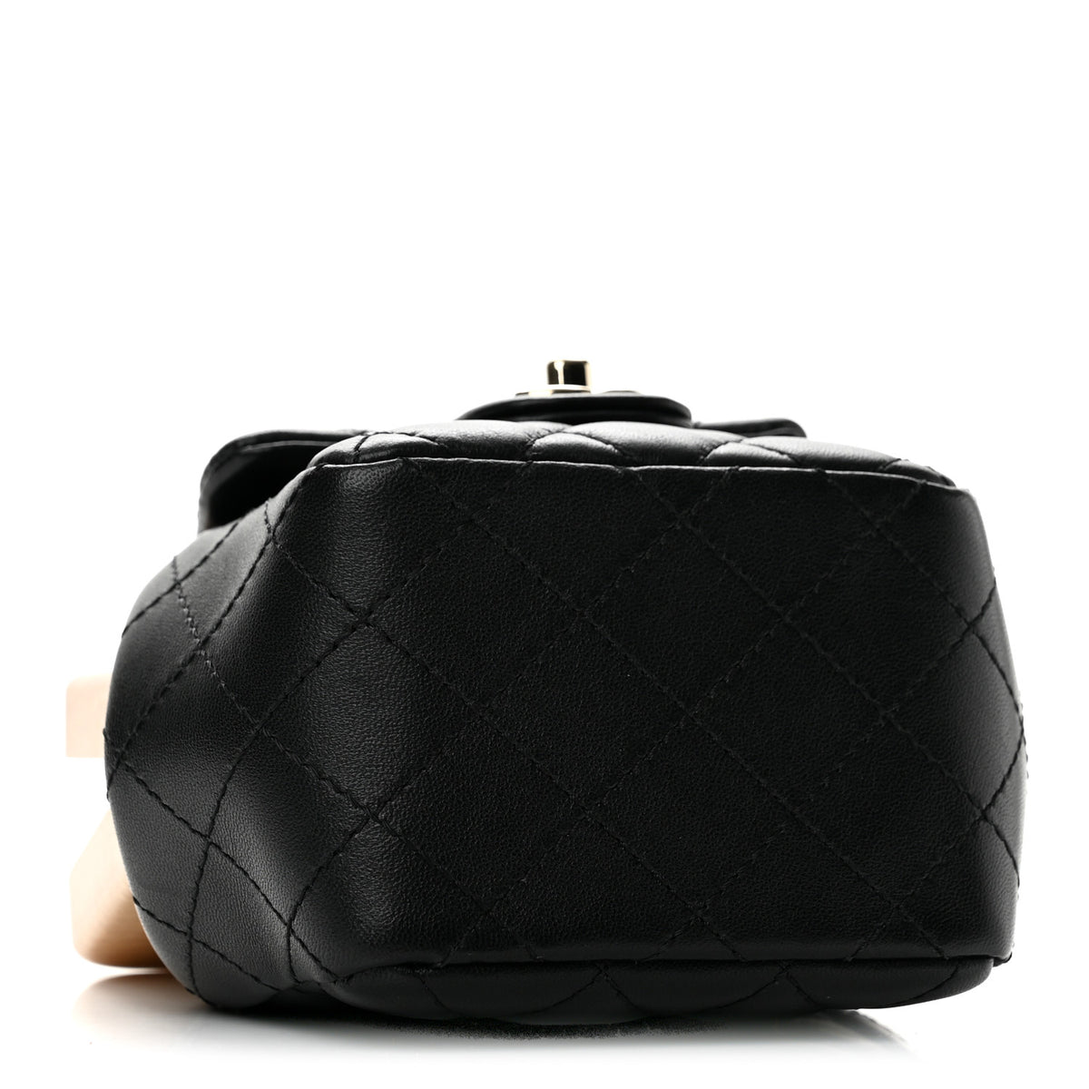 Chanel Lambskin Quilted Hollywood Clutch Black 4 of 11