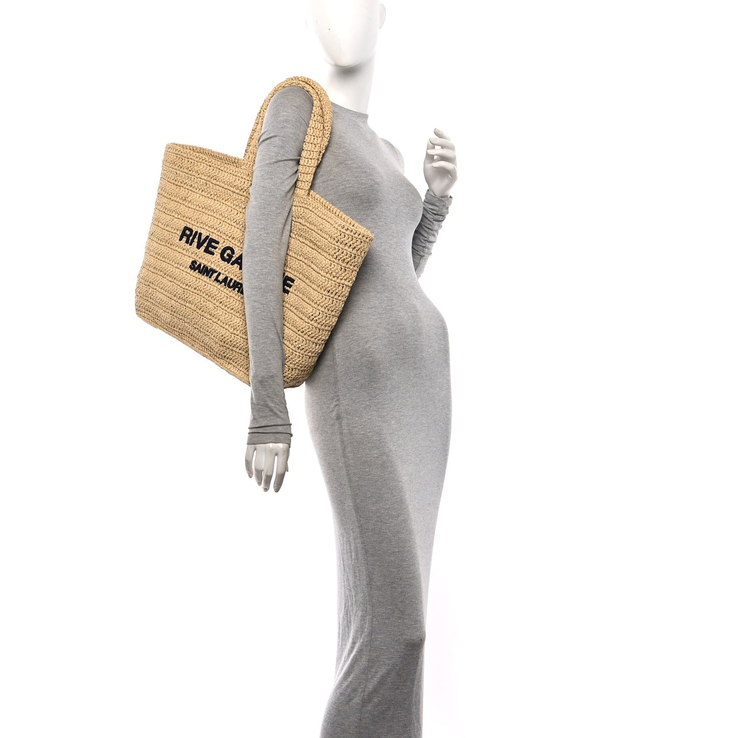 Raffia Rive Gauche Tote Natural