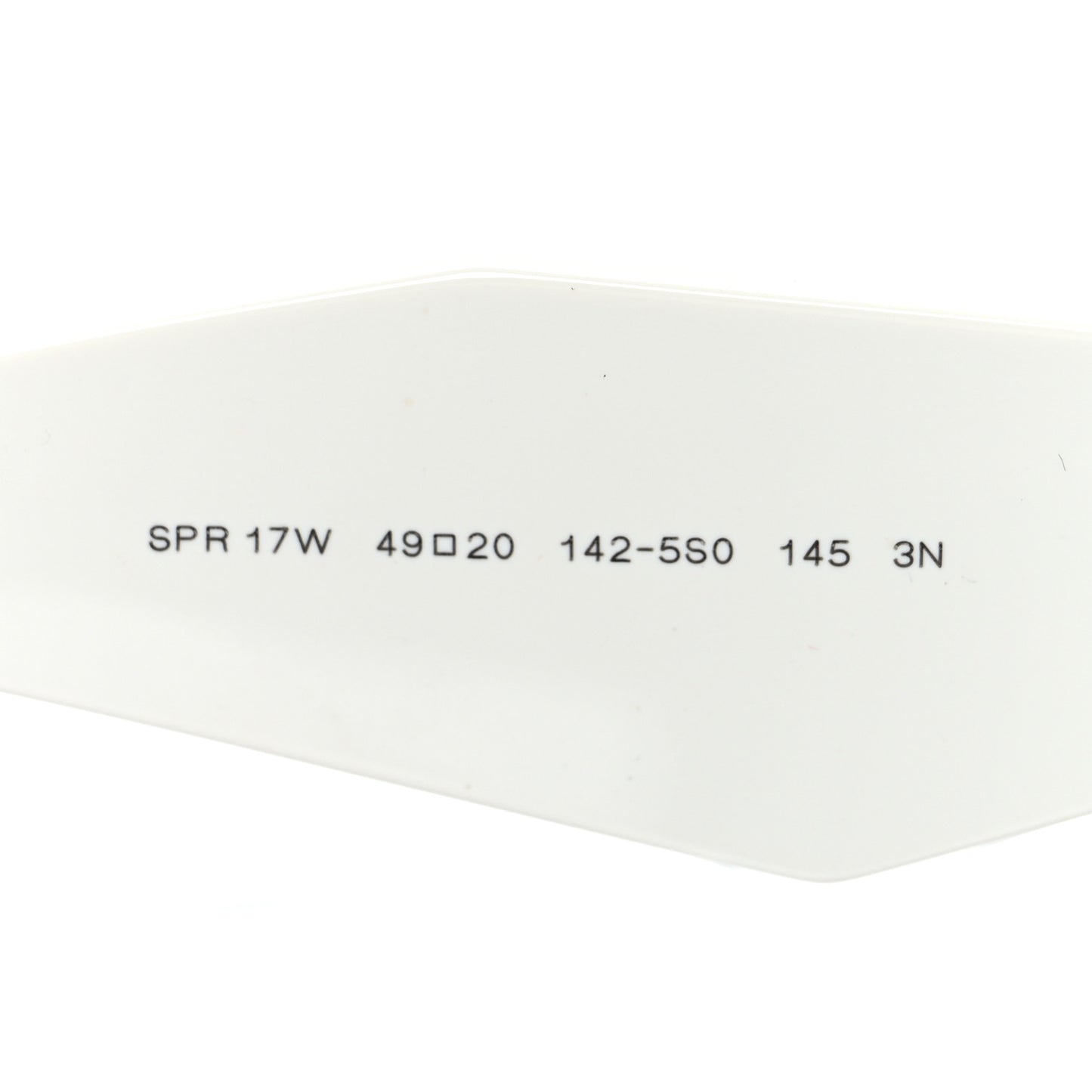Acetate Symbole Sunglasses SPR 17W White