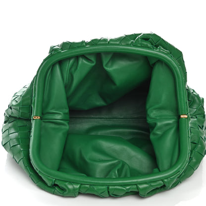 Bottega Veneta Nappa Maxi Intrecciato The Pouch Oversized Clutch Racing Green 5 of 8
