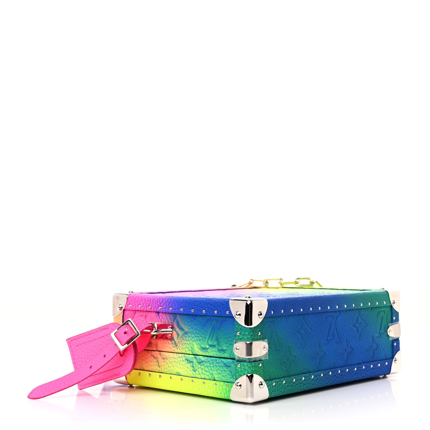 Louis Vuitton Taurillon Monogram Illusion Clutch Box Multicolor 4 of 11