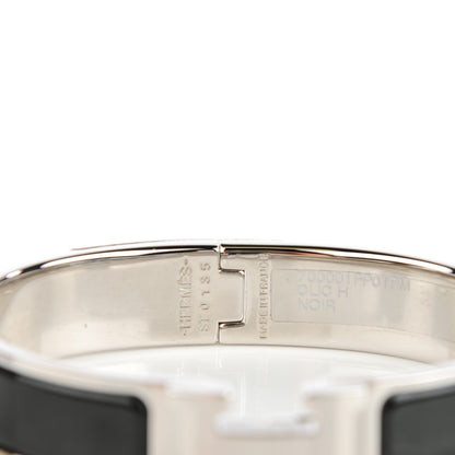 Hermes Enamel Narrow Clic Clac H Bracelet PM Black 3 of 5