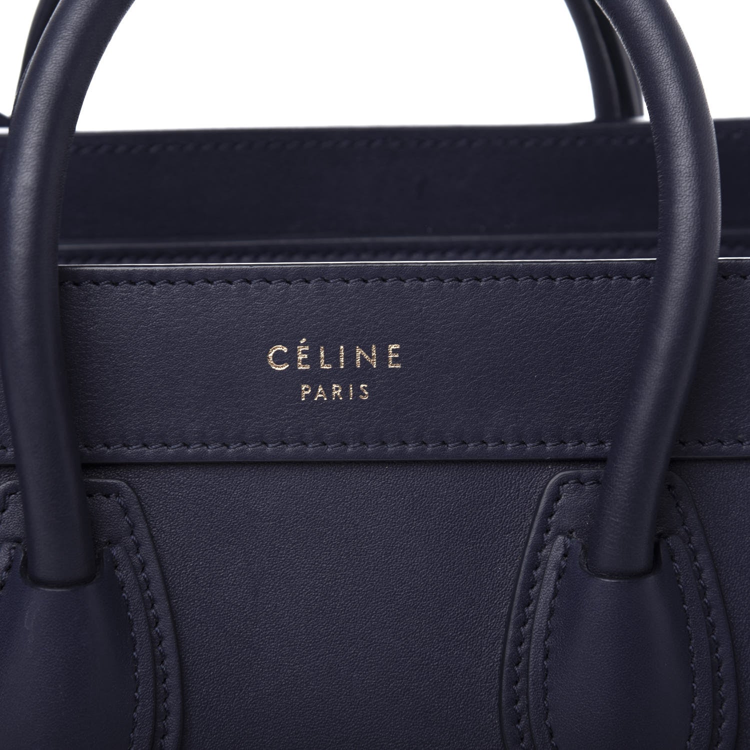 Celine Smooth Calfskin Nano Luggage Ink 9 of 9