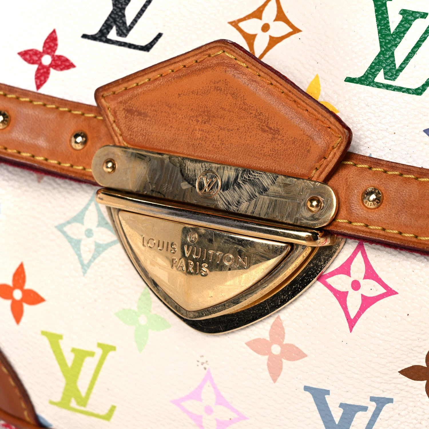 Louis Vuitton Monogram Multicolor Rita White 11 of 11