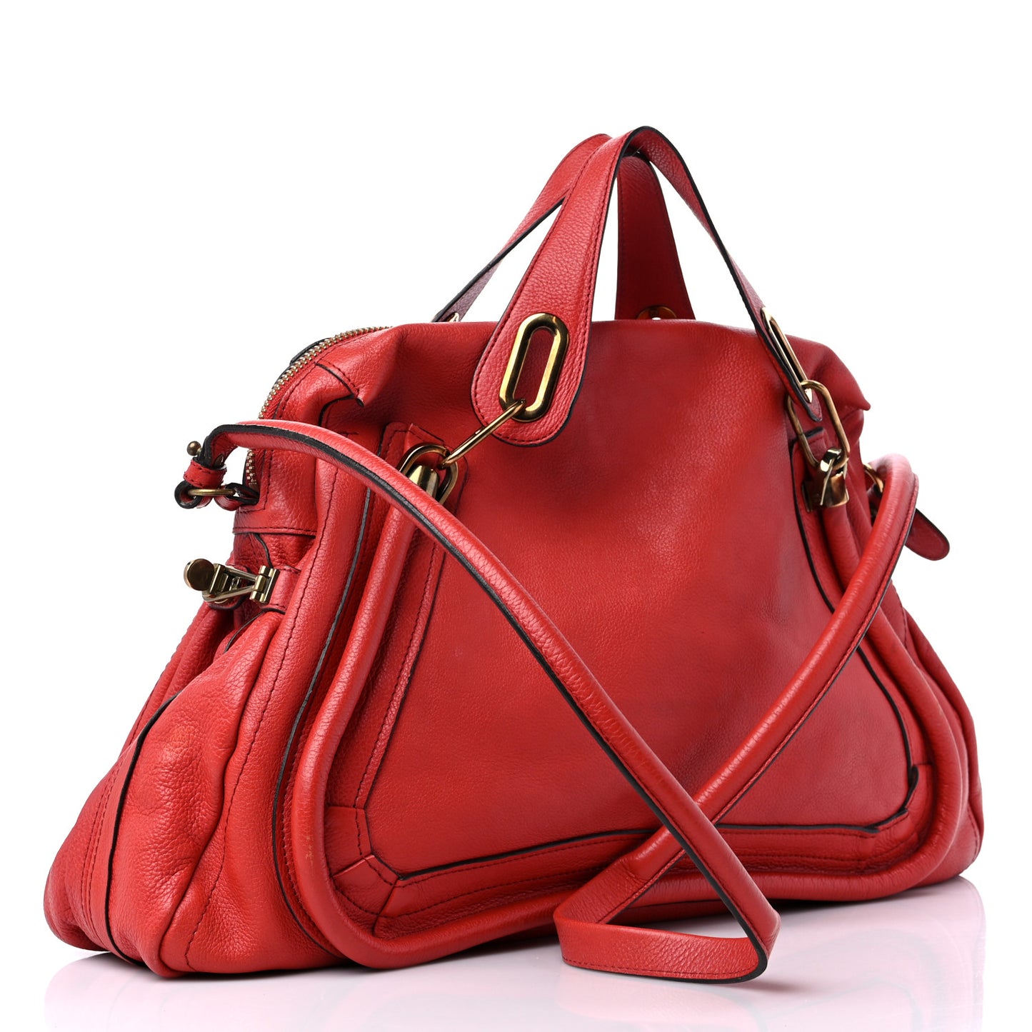 Calfskin Large Paraty Orange Mechanic