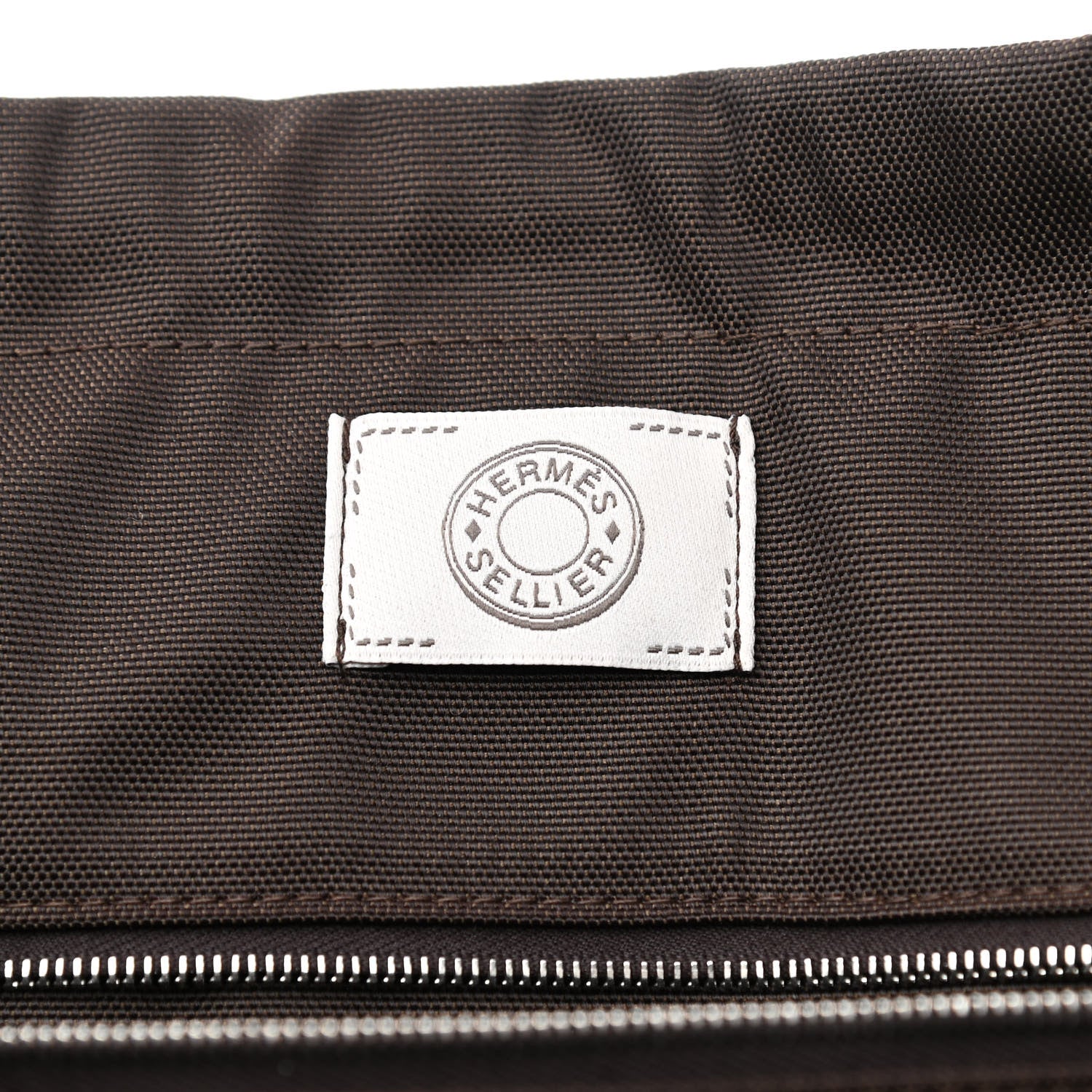Hermes Felt Sac De Pansage Groom Bag Acier 6 of 8