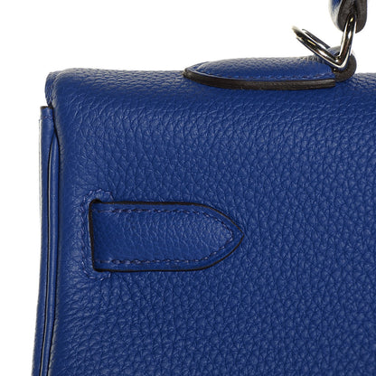 Hermes Togo Kelly Retourne 35 Bleu Electrique 18 of 28