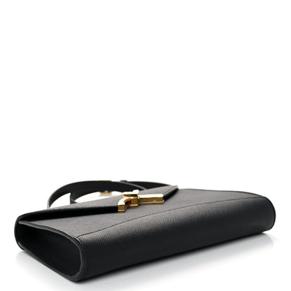 Moynat Carat Calfskin Gabrielle Clutch Black 4 of 10