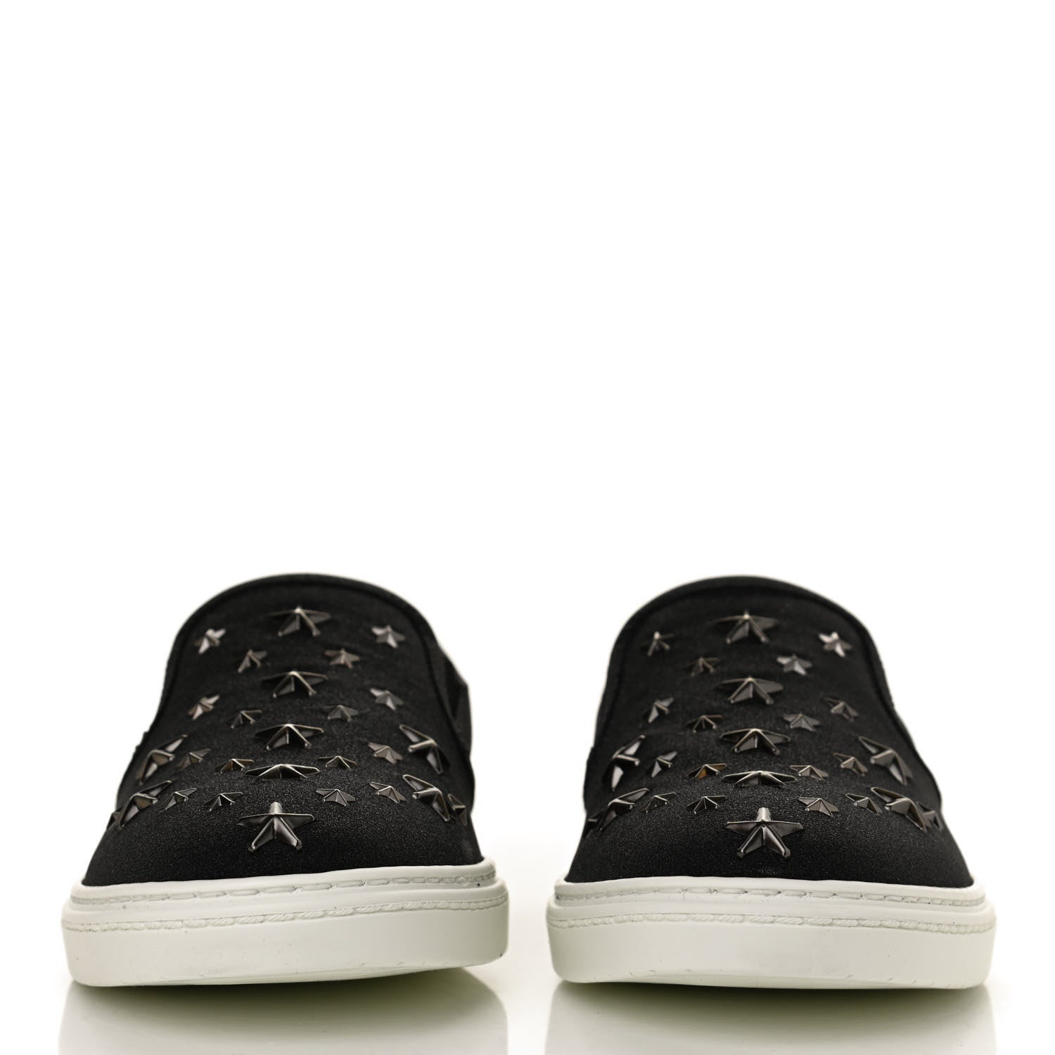 Jimmy Choo Fine Glitter Suede Calfskin Mens Grove Sneakers 40.5 Black 2 of 10