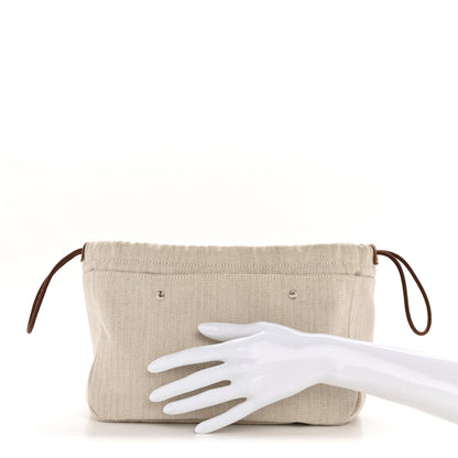 Hermes Canvas Barenia Fourbi 25 MM Pouch Naturel Fauve 2 of 11