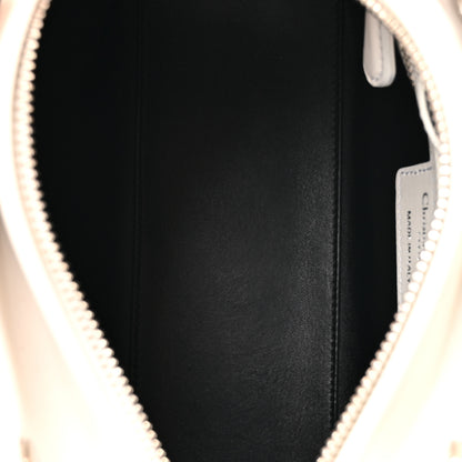 Christian Dior Smooth Calfskin Patch Embellished Medium Lady Dior White 5 of 12