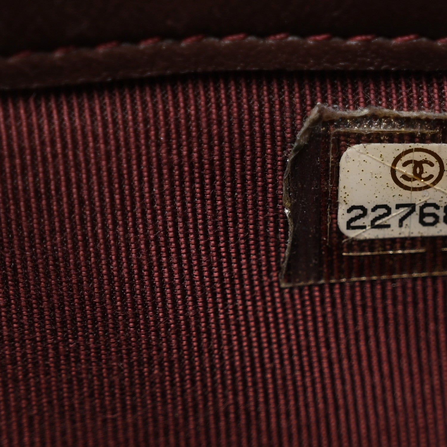 Chanel Lambskin Quilted Zip Pouch Black 8 of 13