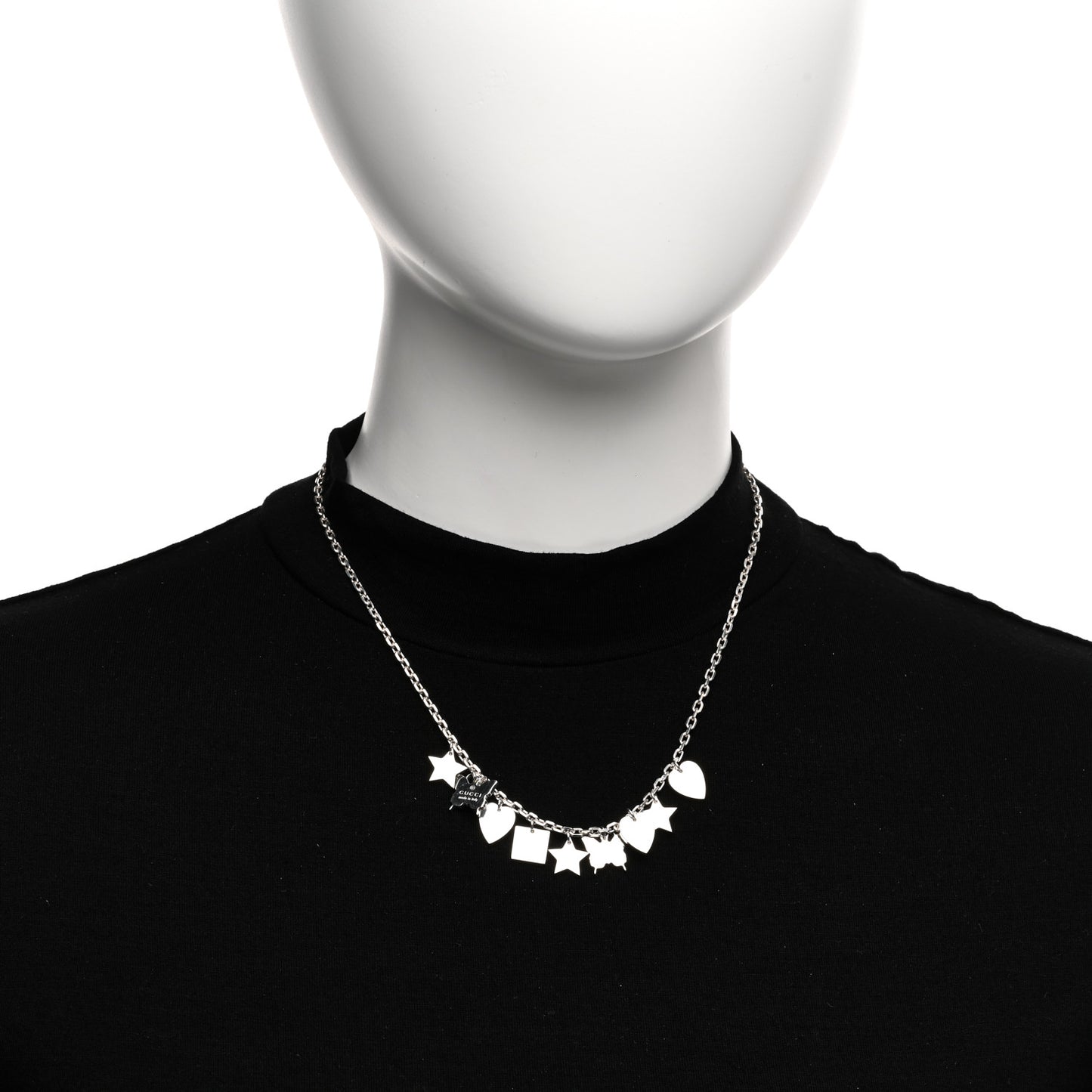 Sterling Silver Trademark Charm Necklace