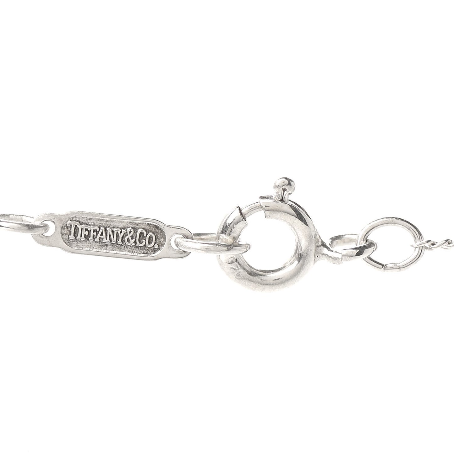 Sterling Silver Small Ribbon Pendant Necklace