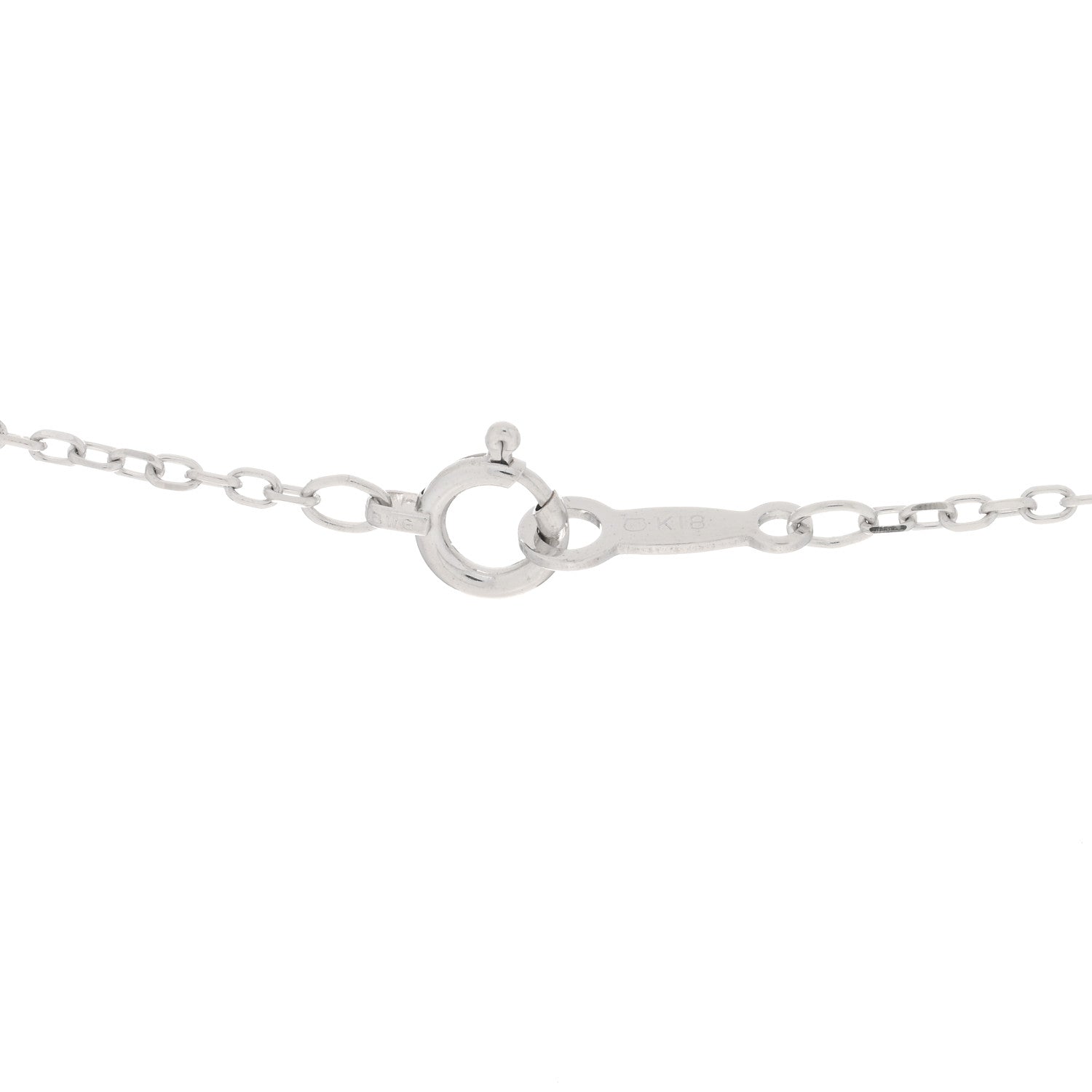 Mikimoto 18K White Gold Diamond Akoya Pearl 7-7.5mm Pendant Necklace 3 of 3
