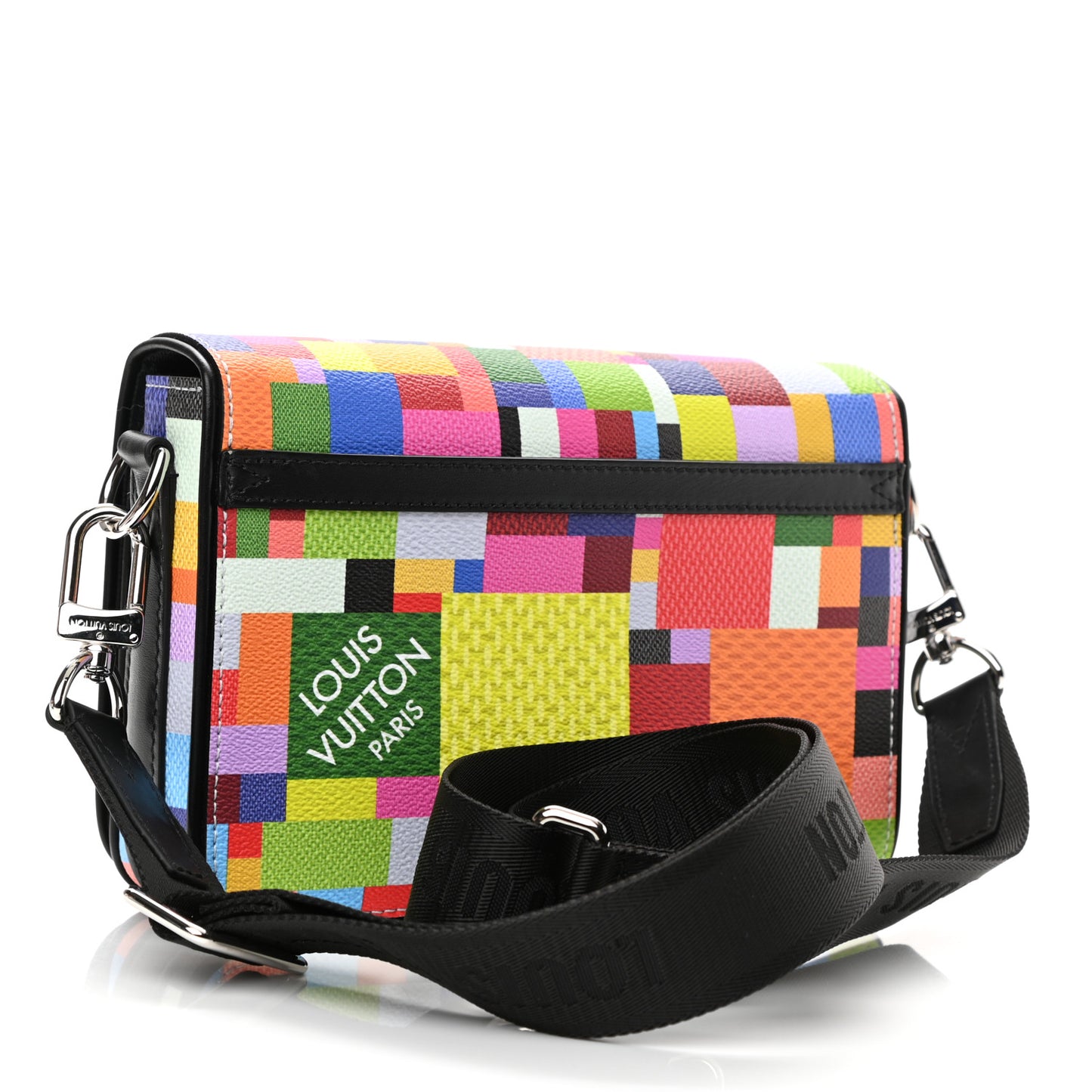 Damier Graphite 3D Studio Messenger Multicolor