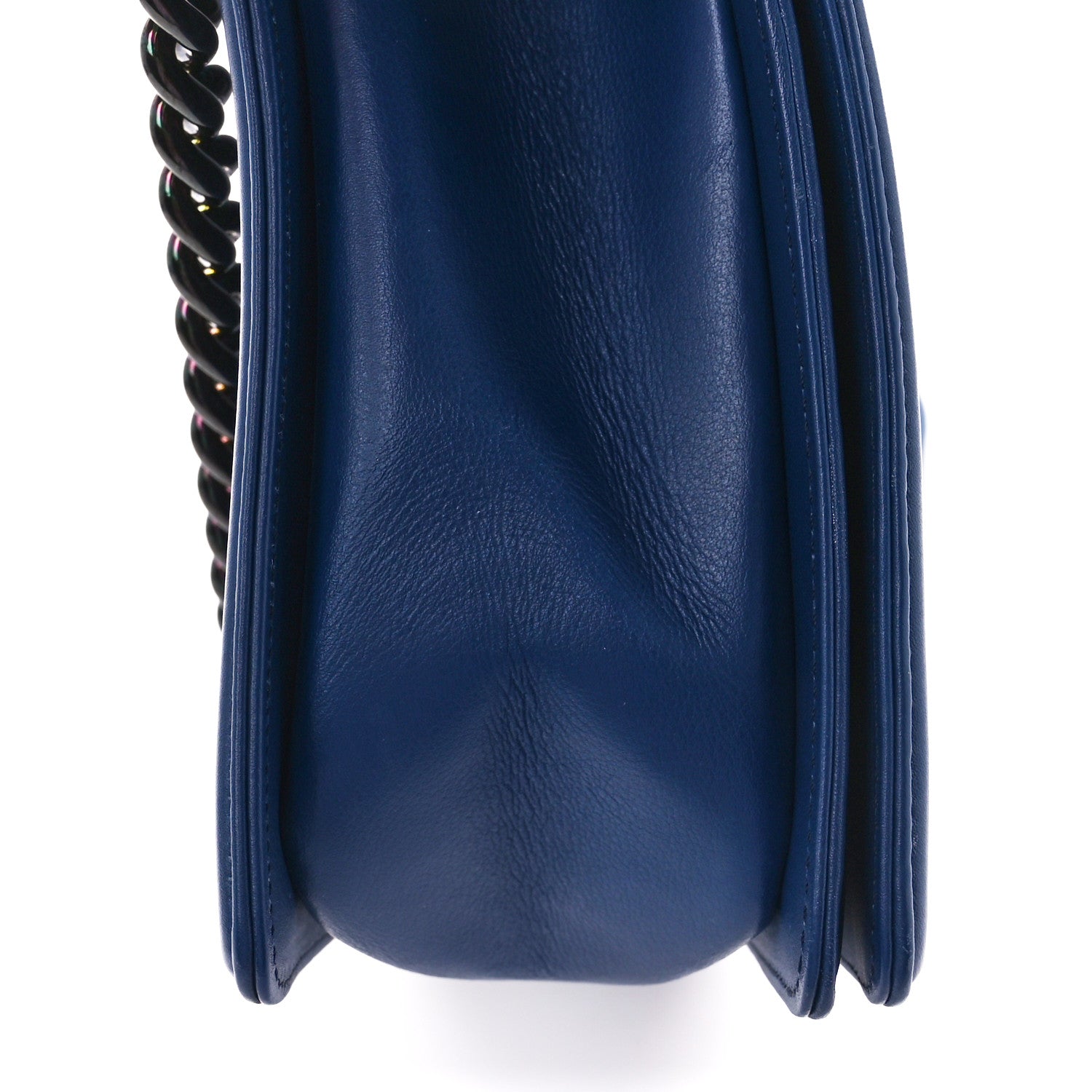 Chanel Calfskin Quilted New Medium Boy Flap Blue 12 of 12